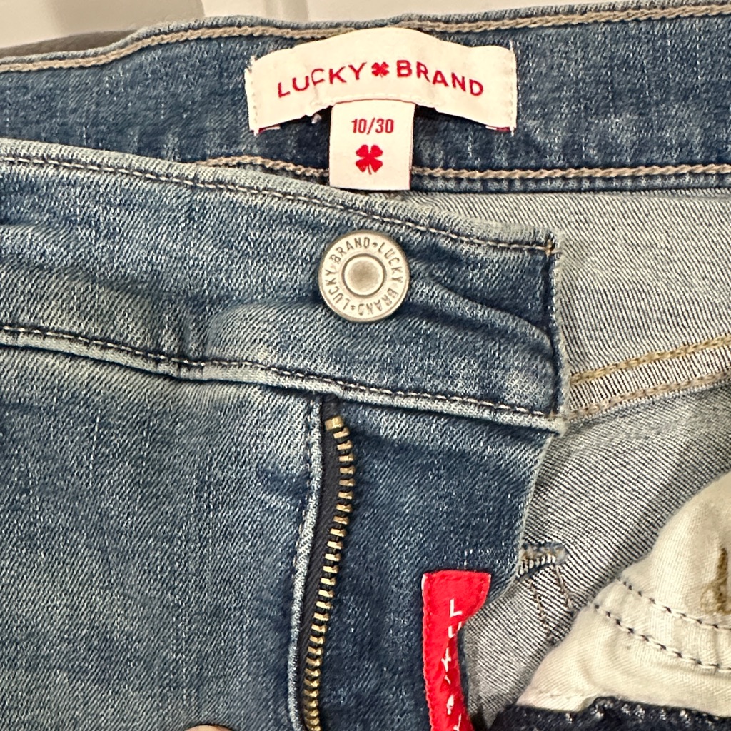 Lucky Brand Womens High Rise Denim Crop Jeans Lucky Brand Womens High Rise Denim Crop Jeans